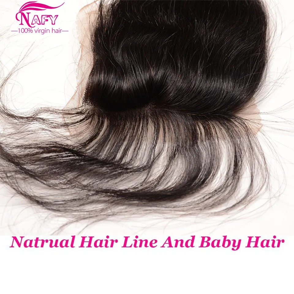 Перуанский Девы Волос Объемной Волны Lace Closure Человеческих Закрытие Rosa Продукты