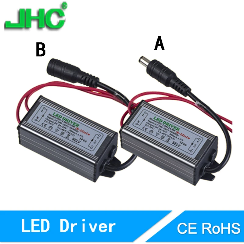 Блок питания светодиодной ленты 110V 220V-12V LED Драйвер IP67 Водонепроницаемый ультра