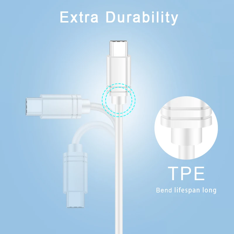 Usb type C кабель для зарядного устройства 25 см 1 м 2 3 USB данных быстрой зарядки samsung S8 S9