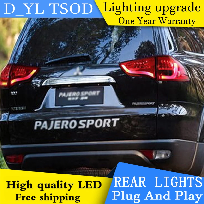 Автомобильный Стайлинг для Mitsubishi Pajero задние фары 2010-2013 Sport LED противотуманные 1