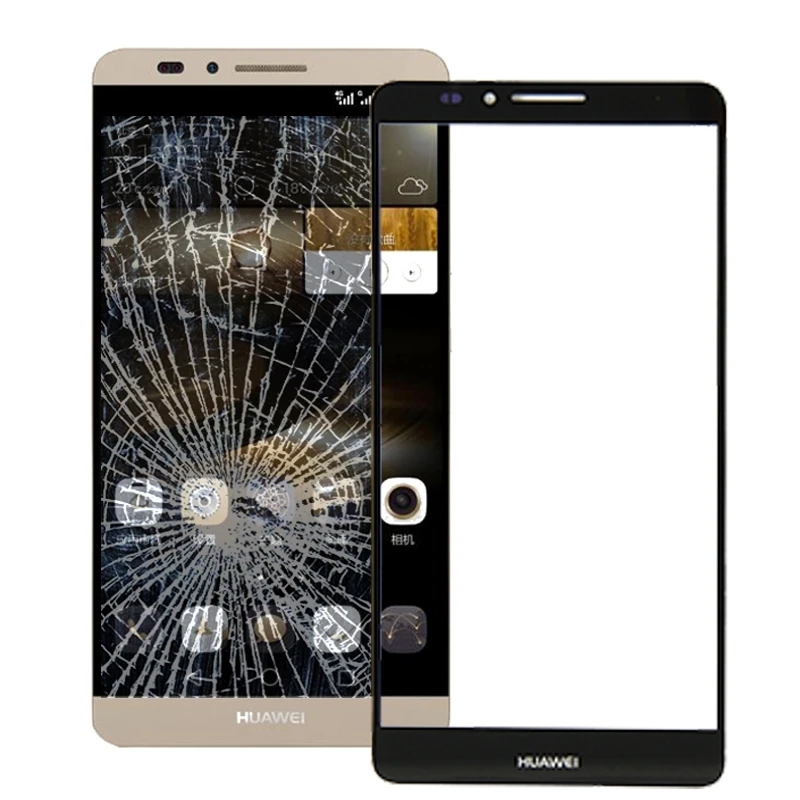 Фото IPartsBuy Новый Внешний стеклянный объектив переднего экрана для Huawei Ascend Mate