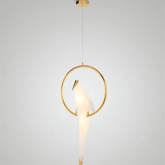 Postmodern novelty LED living room wall sconces aisle lighting nordic fixtures loft bird wall lamps bedroom bedside wall lights - Body Color: 1 Lamps