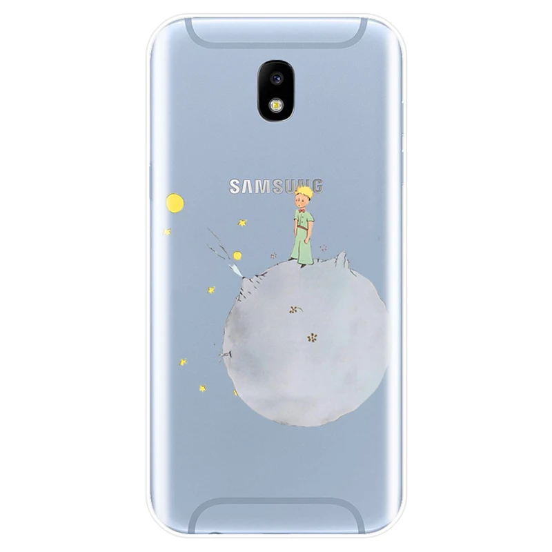 Cartoon The Little Prince earth space Phone Case For Samsung Galaxy J5 J7 2016 J3 2017 J7PLUS J7MAX J4 J6 J8 2018 | Мобильные