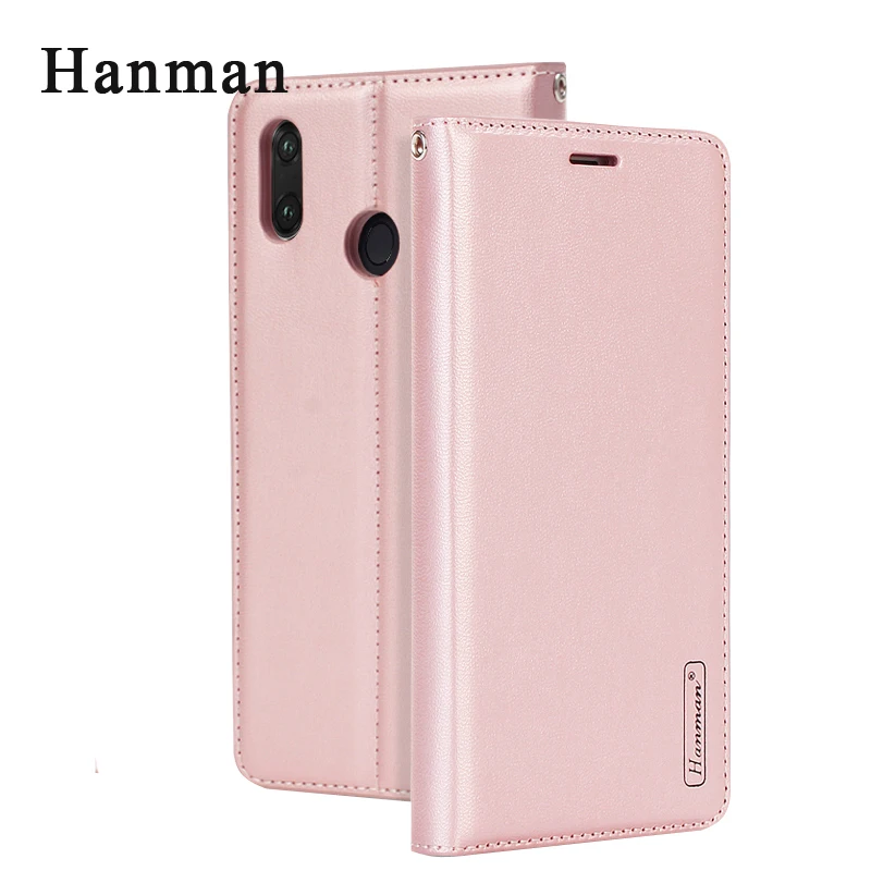 Hanman для huawei P20 Lite кошелек чехол телефона откидная крышка с магнитом ремешок PU кожа