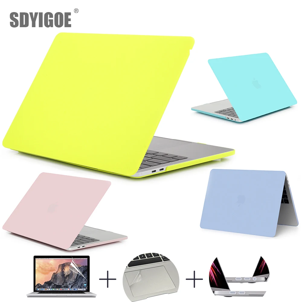 Мраморный защитный чехол для MacBook 13Air 13Pro Retina Apple macbook New Pro с сенсорной панелью 13 15
