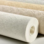 Простые современные шелковые нетканые обои 3D стереоскопические обои для гостиной спальни водонепроницаемые простые однотонные обои для стен рулон