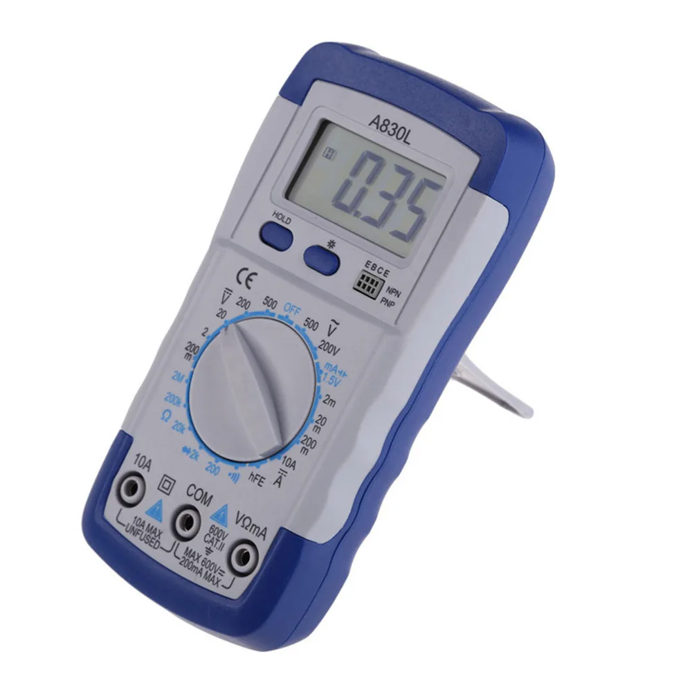 Новый цифровой мультиметр A830L с ЖК дисплеем постоянный ток переменный диод Freguency