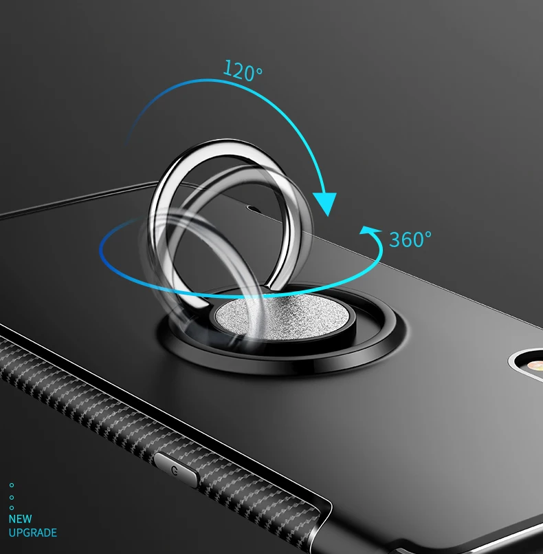 360 кольцевой держатель чехол для телефона XiaoMi Mi 8 9 SE A1 A2 Lite Mix 2 2s RedMi Note 7 6 5 Pro 5A PRIME S2 F1