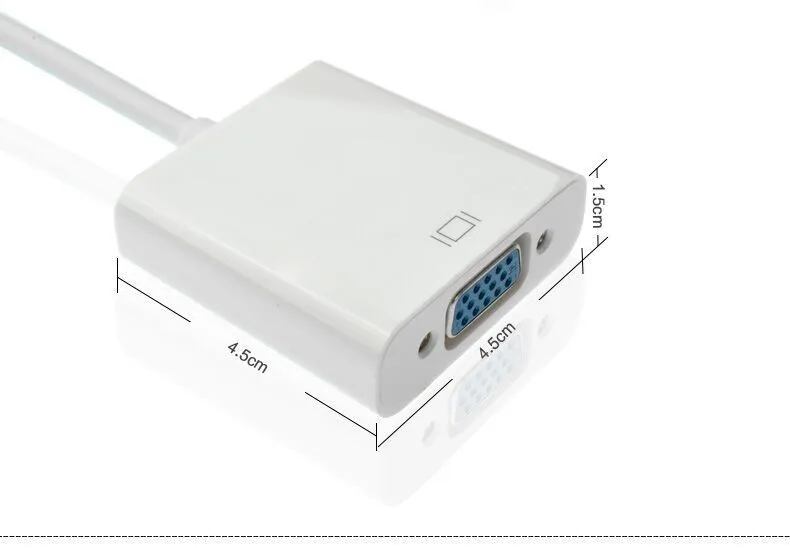 10 шт./MacBook Air Pro iMac Mac Thunderbolt Mini DisplayPort Display Port DP To VGA кабель адаптер 1080P подключение ТВ