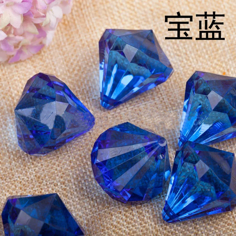 Акриловые бусины призматической формы граненые Кабошоны ювелирные изделия