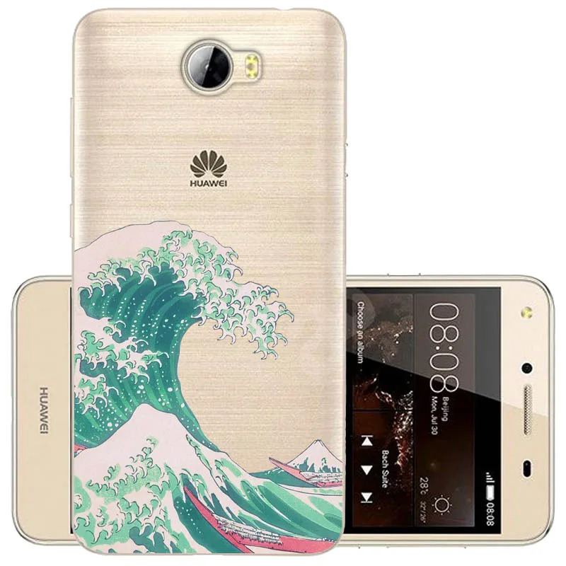 Чехол для Huawei Y5 II Мягкий силиконовый чехол из ТПУ с рисунком 2 защитный | Мобильные