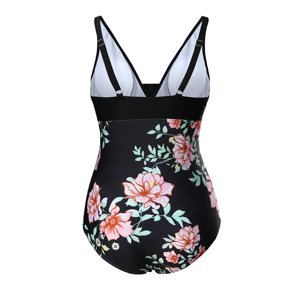 Women Maternity Bikinis Beachwear Floral Print Swimsuit Splicing Sexy Pregnant Suit Bikini Biquinis Feminino 2019 | Спорт и