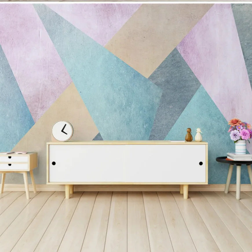 Бесплатная доставка 3d Настенный фон для телевизора на заказ скандинавские