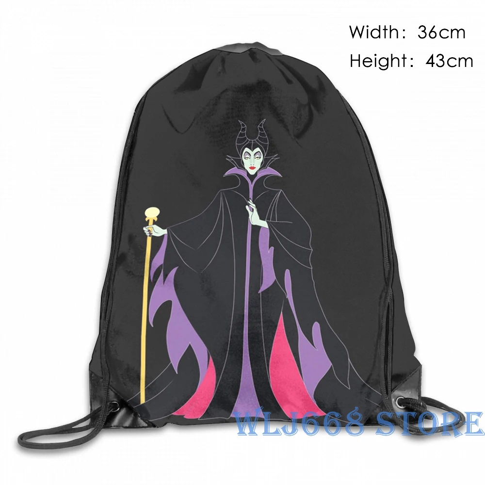 One Size Забавные сумки на плечо с графическим принтом для женщин, Maleficent, рюкзак на одно плечо для путешествий, мужская сумка для спортзала - Цвет: One Size