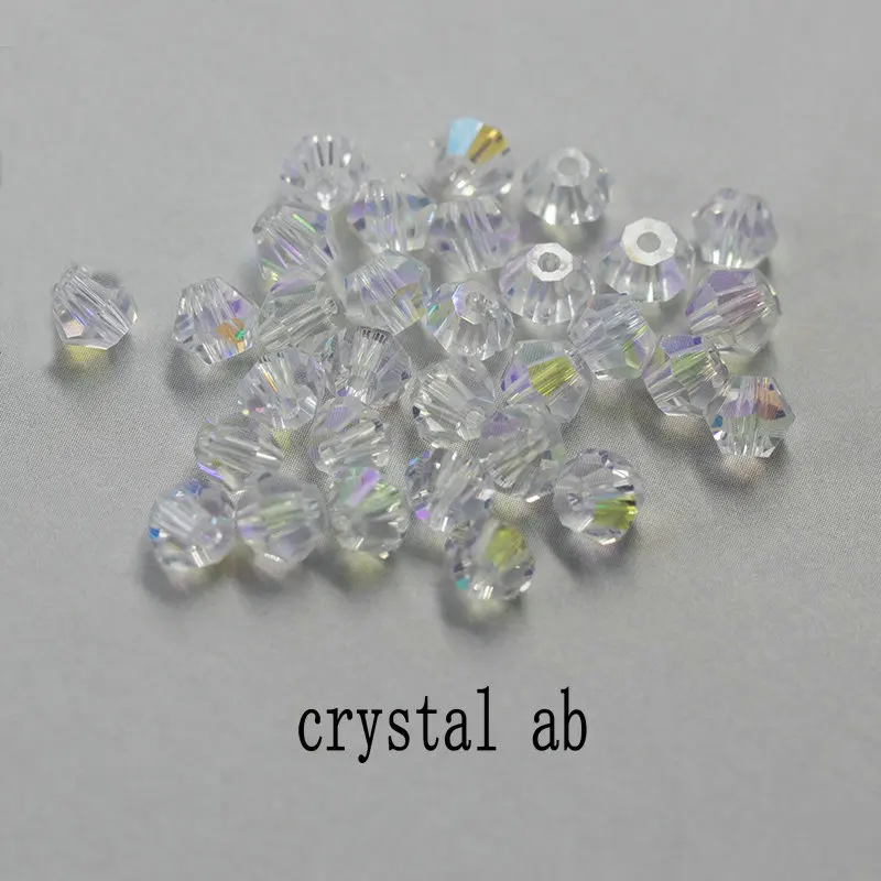 Высокое качество 6 мм Bicone beads хрустальные ювелирные изделия бусины Подвески