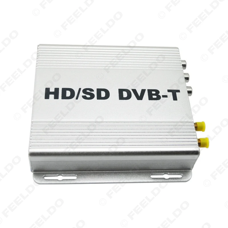 FEELDO цифровой двойной тюнер для автомобиля HD H.264 MPEG 4 HD/SD различные каналы DVB T