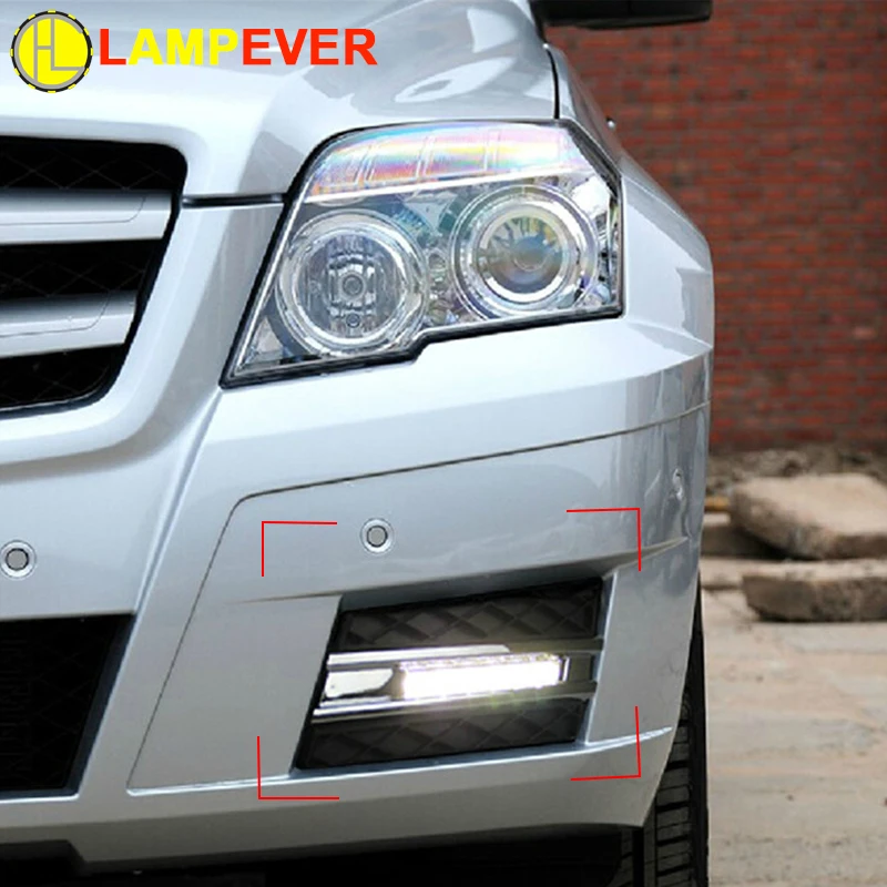 Автомобильный светодиодный Противотуманные фары для Mercedes Benz GLK класс GLK300 GLK350 GLK500
