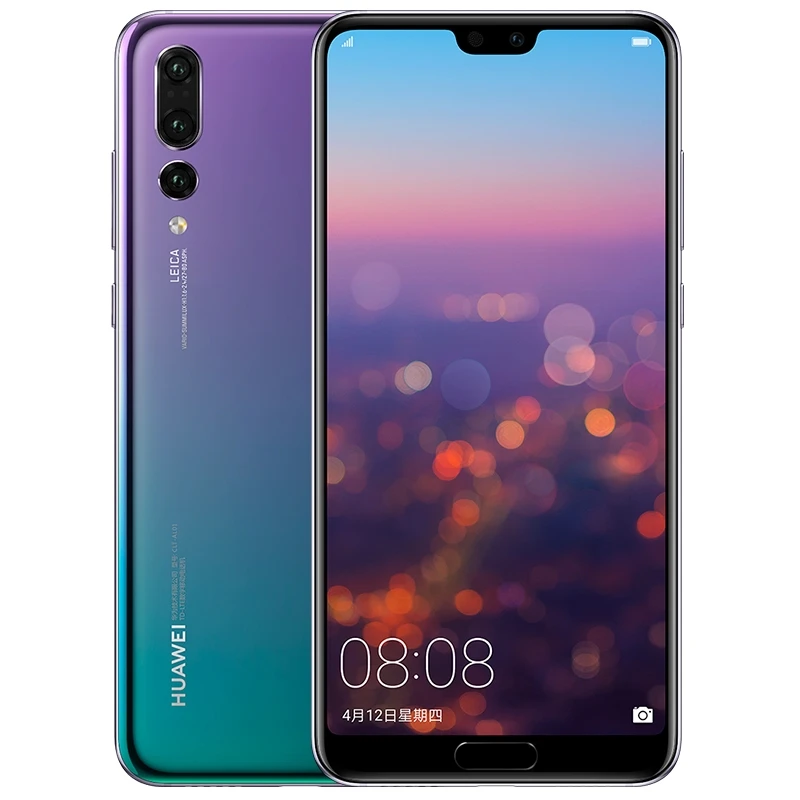 Оригинальный huawei P20 Pro 6G RAM 64G ROM 4G LTE Kirin 970 Octa Core 6 1 дюйма 2240*1080 P Три задних Камера