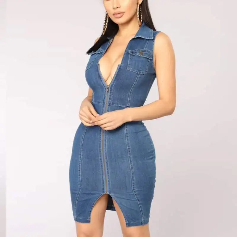 Summer Women Plus Size Sexy Tight Denim 