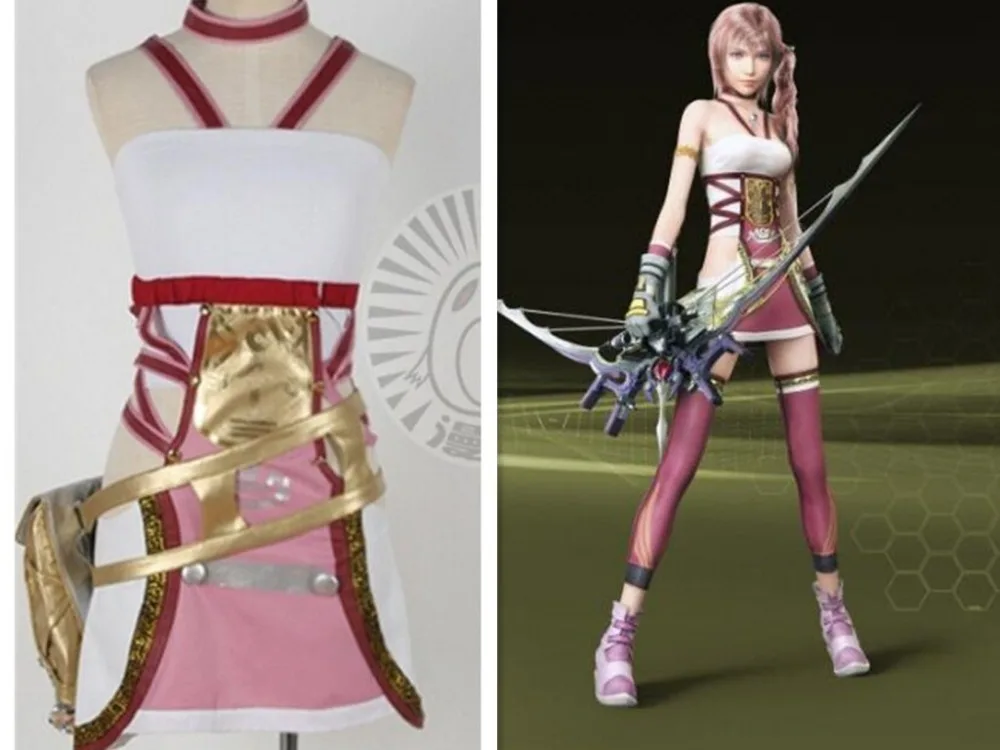 Платье для косплея женщин с молнией финальная фантазия 13 Eclair Farron|cosplay costume|final fantasy