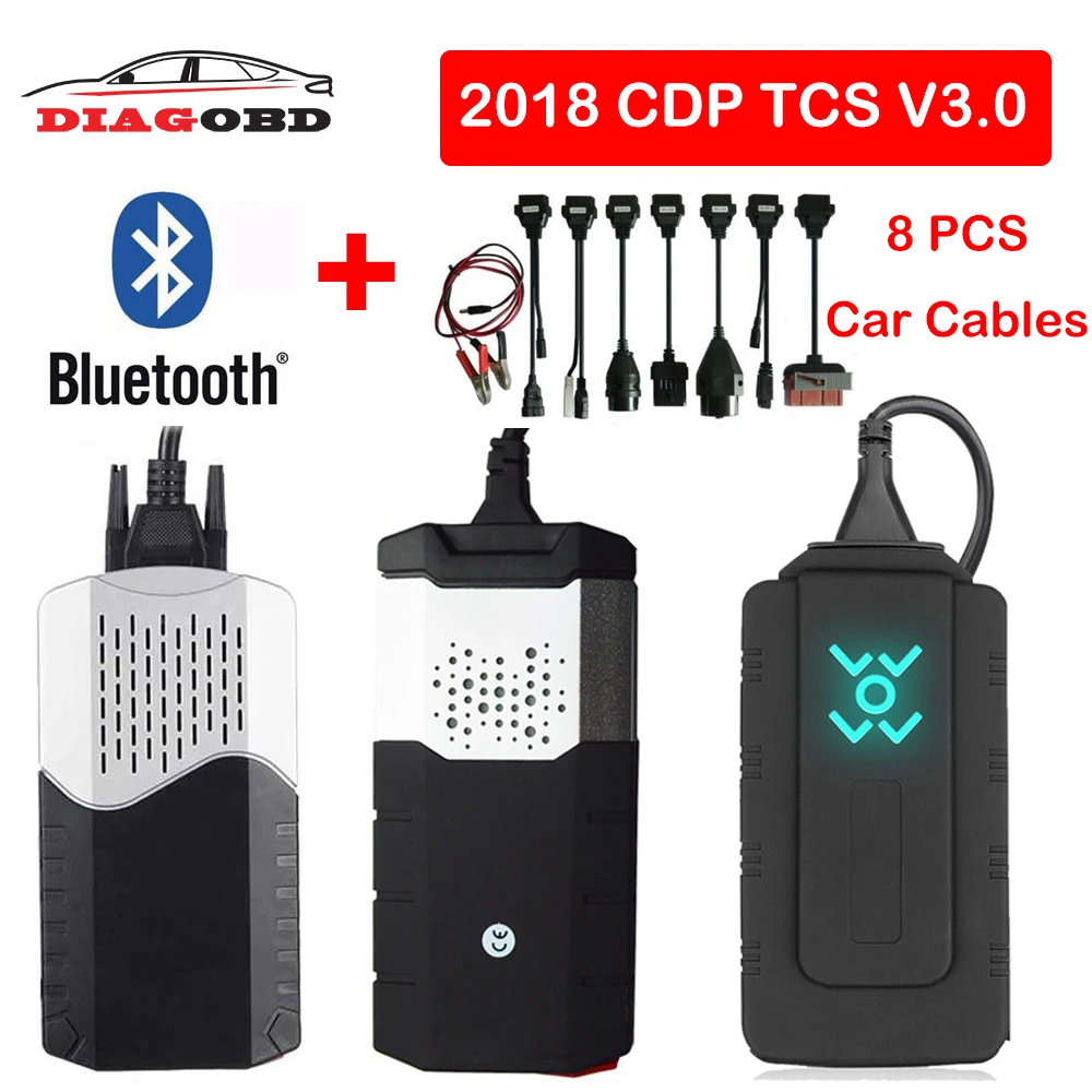 New Vci Ds150e Bluetooth Scanner TCS CDP Pro Plus OBD2 2015 R3 keygen 2016.R1 For CARS/TRUCKS Diagnostic Tool coder reader |