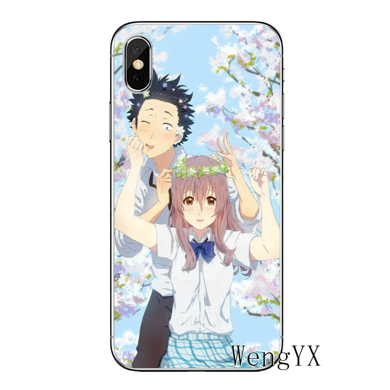 Аниме Silent Voice для iPhone X XR XS Max 8 7 plus 6s 6 plus SE 5S 5c 5 4S 4 iPod Touch чехол мягкий телефонные чехлы