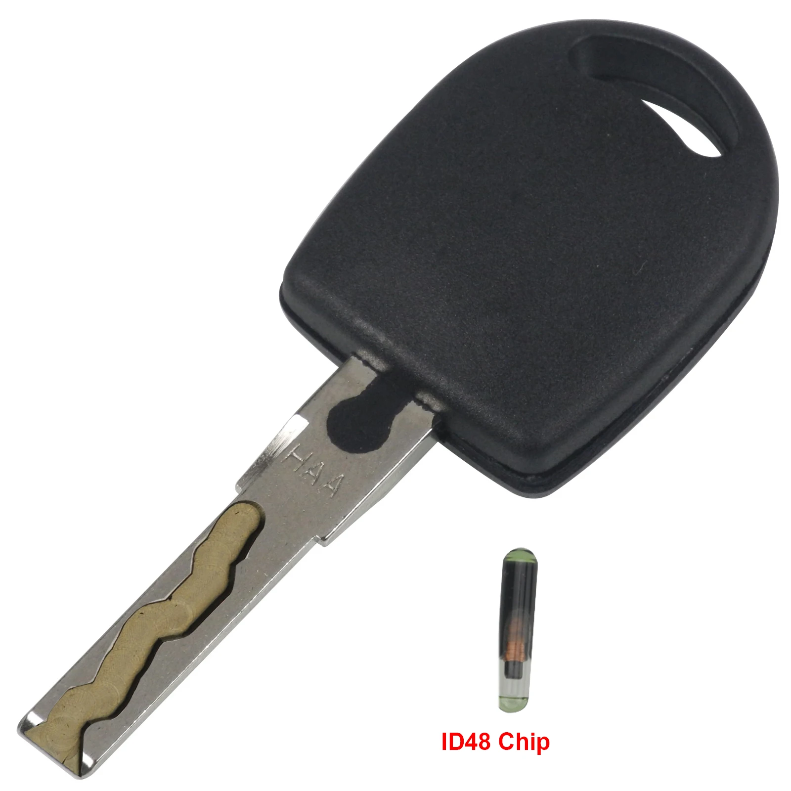 Cut Blade Чехол для ключей jingyuqin/Uncut Hu66 с чипом ID48 для VW Polo Golf для SEAT Ibiza Leon SKODA Octavia - Количество кнопок: Cut Blade