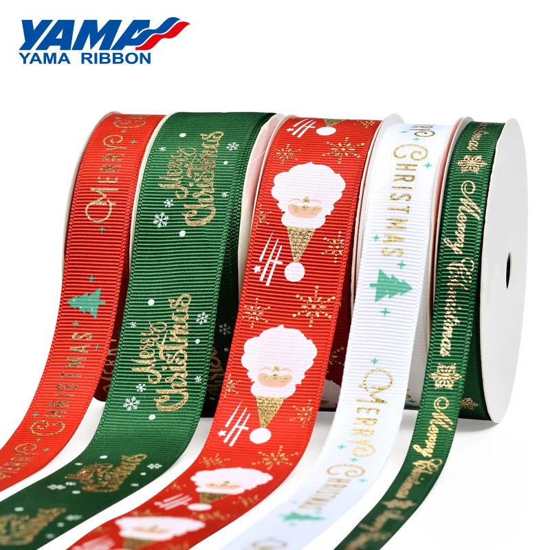 YAMA 9 16 25 мм Широкий корсаж Рождественская лента 3/8 ярдов/рулон 5/8 1 дюйм ленты для