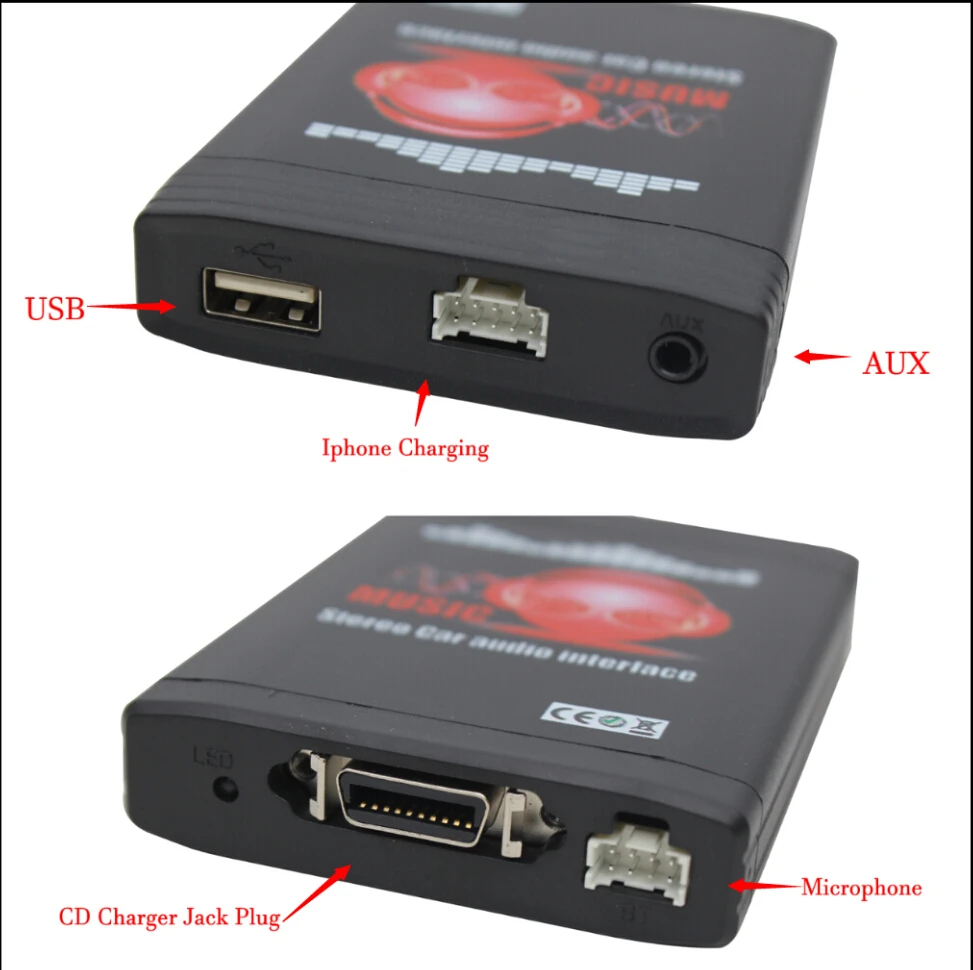 Bluetooth адаптер автомобильный MP3 USB/AUX 3 5 мм стерео авто беспроводной Hands Free для 8pin Audi