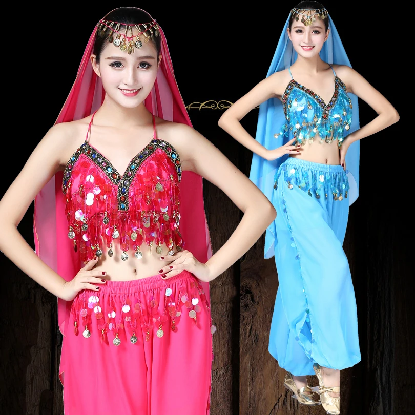 Костюм для танца живота с блестками девочек|belly dance costumes|oriental dancebollywood outfit |