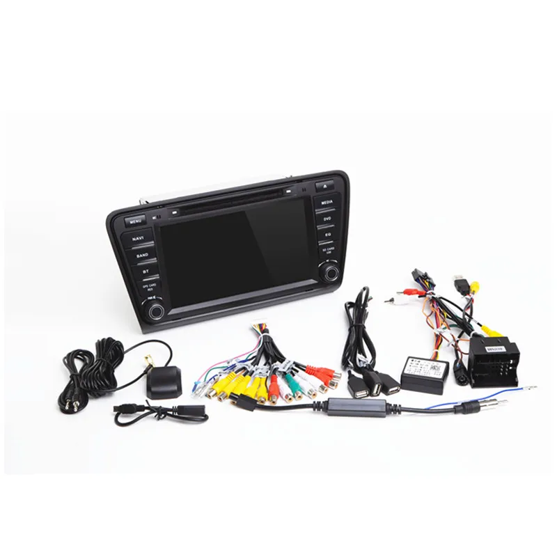 2 din Android 8 1 автомобильное радио dvd GPS навигация Мультимедиа для Sk oda Octavia 2014