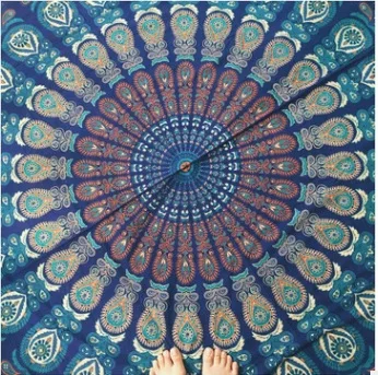 CAMMITEVER полотенца с рисунком индийской круглой мандалы гобелен покрывало для