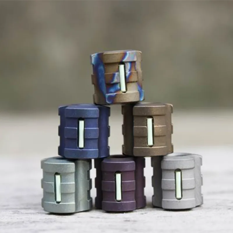 G нож из титанового сплава бусины Паракорд банка подходит для Тритиевого