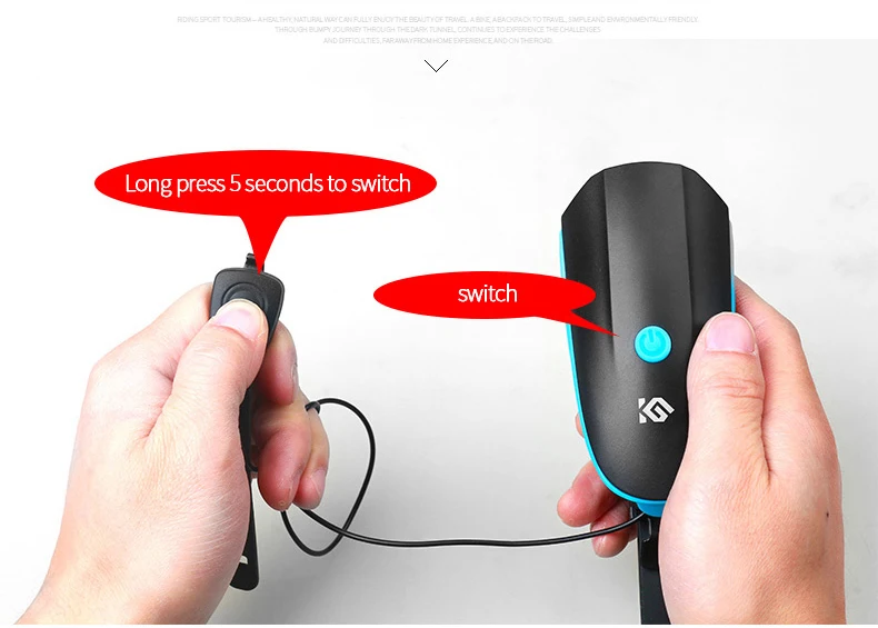 Coolchange для велосипедов колокол фонарик с USB подзарядкой рожок для велосипеда свет фар Велоспорт Многофункциональный ультра яркий Электрический 140db