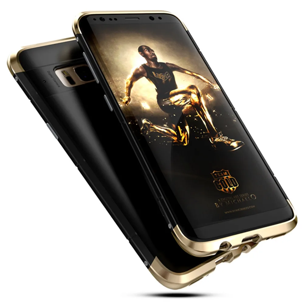 Противоударный чехол из алюминия для Samsung Galaxy S8/S8 Plus с металлическим лезвием
