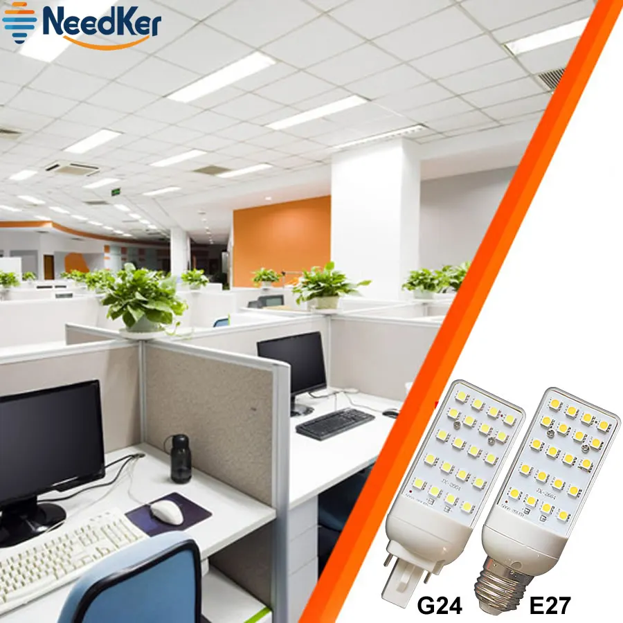 Светодиодный светильник G24 SMD5050 5 Вт 7 9 точечный E27 светодиодный ная лампа кукуруза