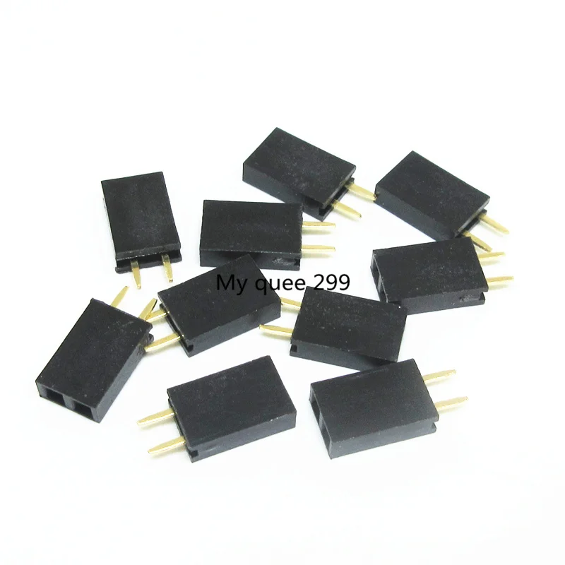 Бесплатная доставка шт./лот Однорядный гнездовой разъем 2 54 мм штыревой мама