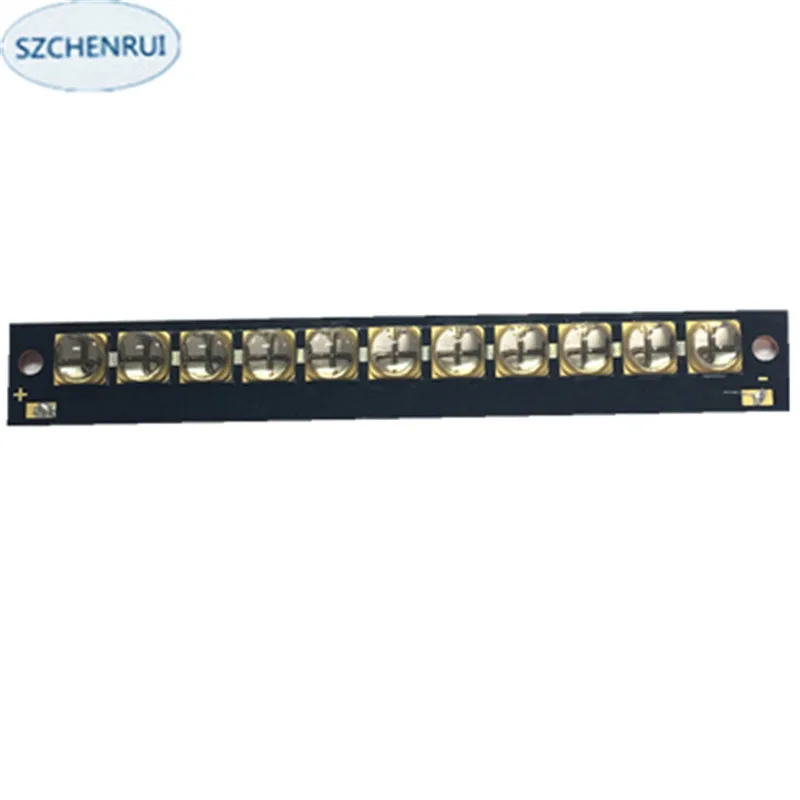 6565 УФ светодиодный 110 Вт Мощный фиолетовый 365nm 370nm 380nm 385nm 395nm 400nm 405nm 13*95mmBoard|uv 380nm|board