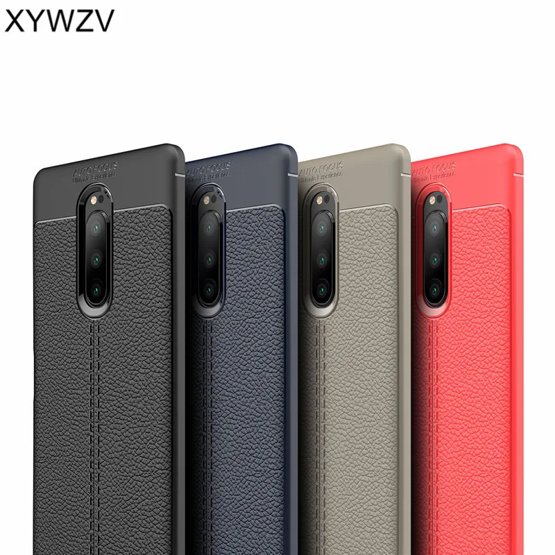 Для Sony Xperia 1 чехол Роскошный армированный резиновый мягкий силиконовый для