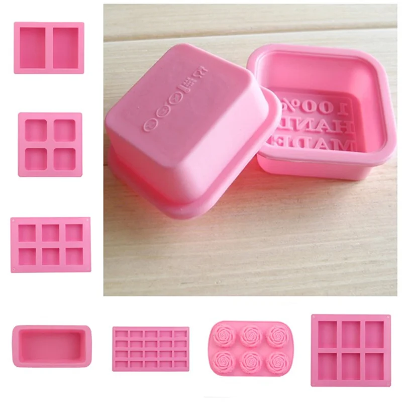 Hot Silicone Ice Cube Candy Chocolate Cake Cookie Cupcake Molds Soap Mould DIY | Дом и сад