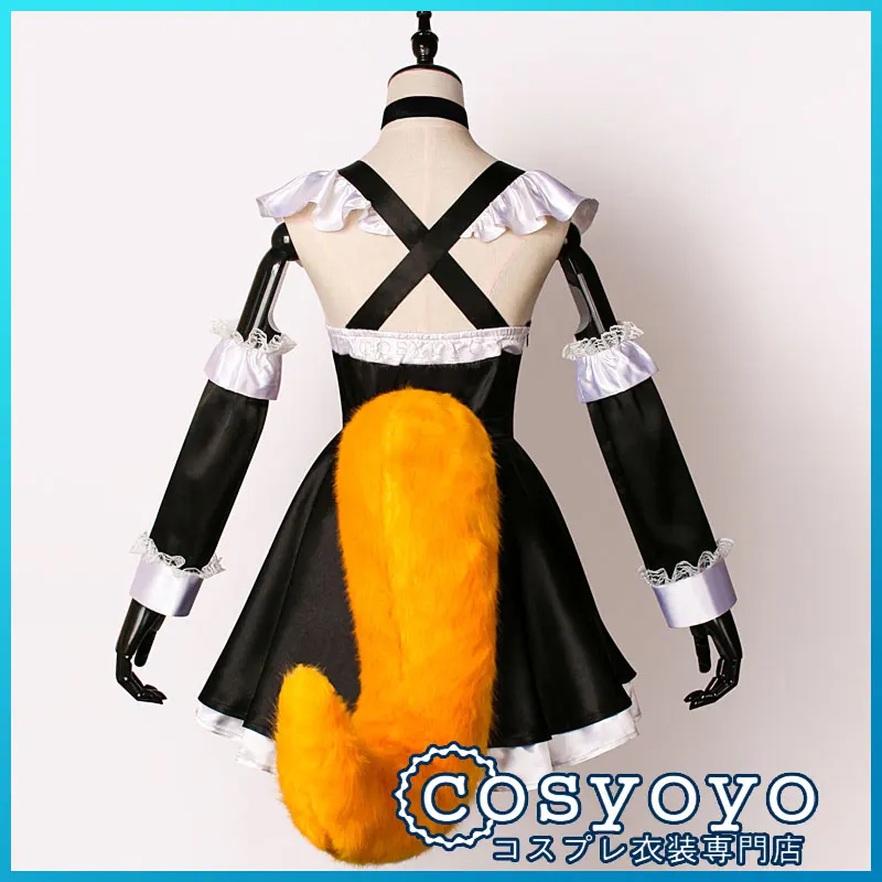 Костюм для костюмированной вечеринки Fate/EXTELLA Tamamo no mae Cat платье горничной Униформа