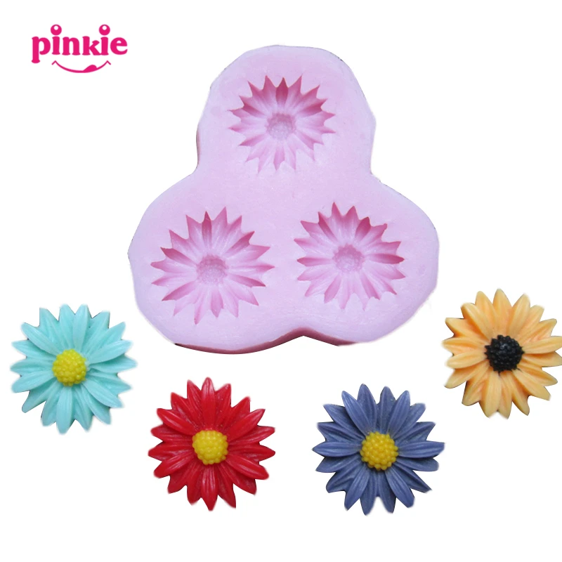 Подсолнечника смолы для цветов из мастики сахарный шоколадный конфет