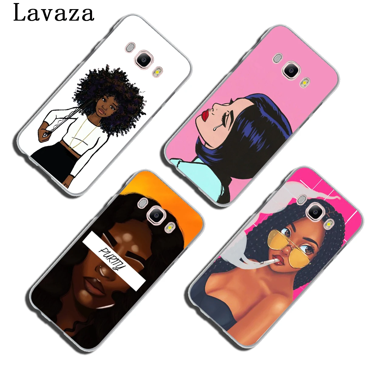 Африканская красавица афро затяжки Черный Девушка телефон чехол для Samsung Galaxy J8 J7