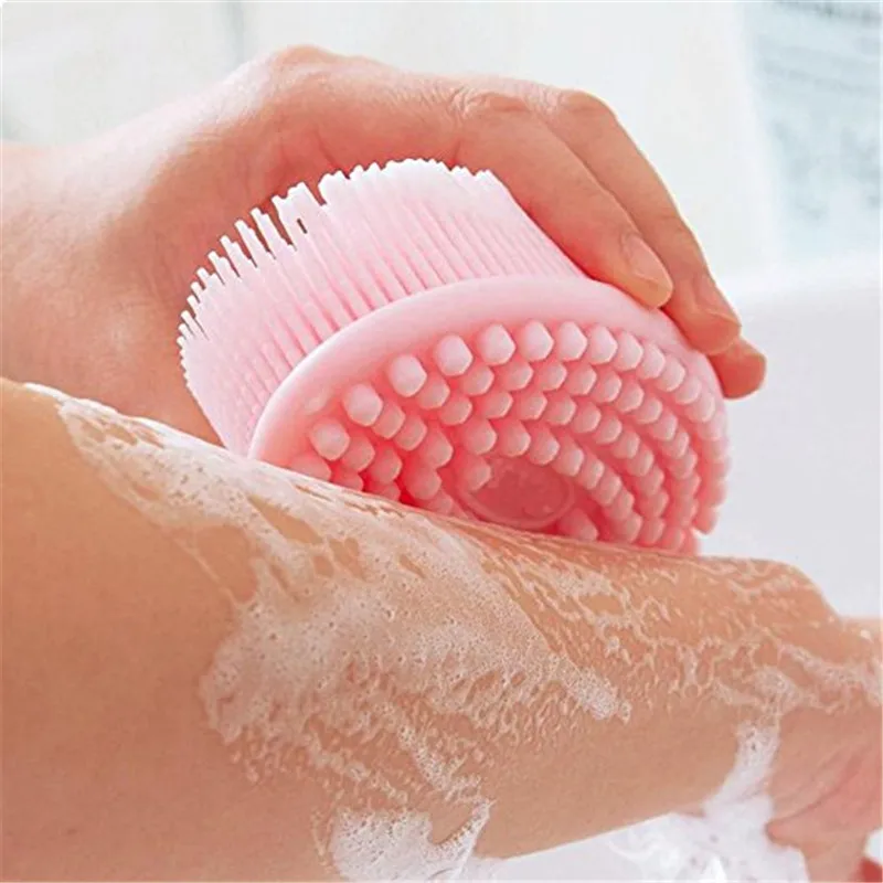 1pc Baby Bath Brush Prevent Bacterial Children Silicone and Shampoo Wash Supplies Cleaning LA884756 | Мать и ребенок