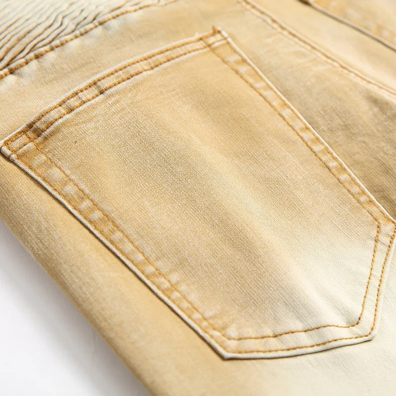 Новинка 2020 Мужская одежда Modis старые джинсы мужские узкие джинсовые шорты с