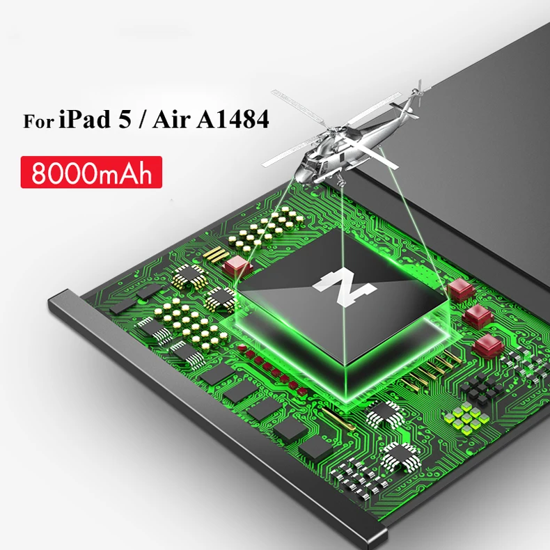 Nohon батарея для iPad 5 Air батарея 7800-8000 мАч A1484 A1474 A1475 Батарея 0 Cycly+ инструменты для Apple iPad5 iPad Air 5 батареи