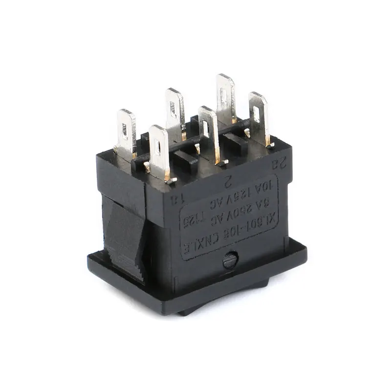 1 шт. KCD1 2 PIin 3Pin 4Pin 6Pin лодка выключатель автомобиля 6A/10A 250 V/125 V AC красный зеленый