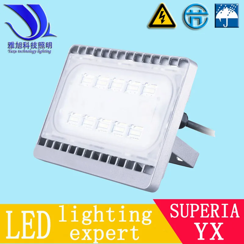 led flood light 10W 30W 50W 100W 220v Waterproof Floodlights reflector outdoor lamp garden | Лампы и освещение