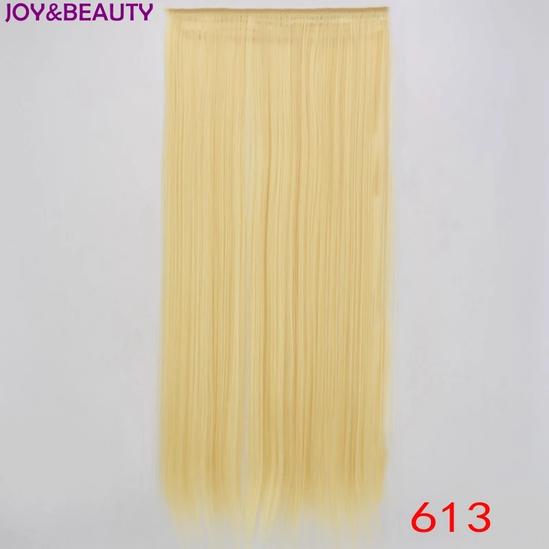 JOY & BEAUTY 5 зажимов 24 дюйма 60 см 100 г высокотемпературные волокнистые волосы для