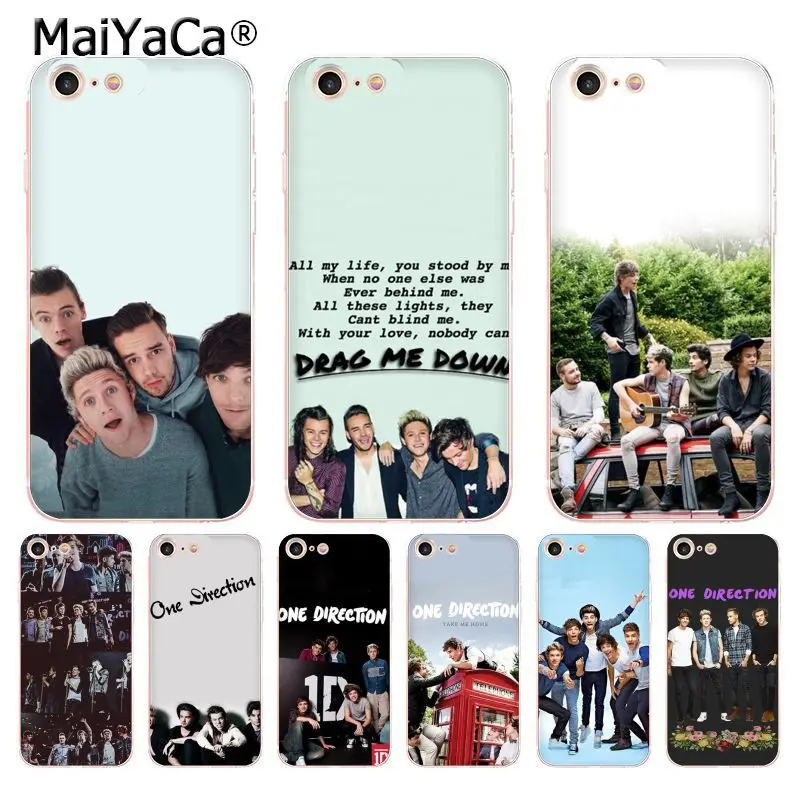 Мягкий прозрачный чехол MaiYaCa Niall Horan One Direction из ТПУ для iPhone X XS MAX XR 6s 7 7plus 8 8Plus 5S|cover for